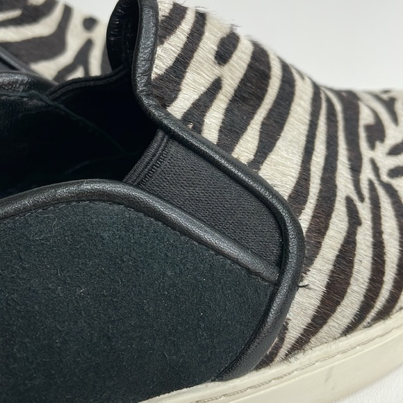 Cole Haan Calf Hair Slip on Shoes Zebra size 10 - Picture 7 of 11